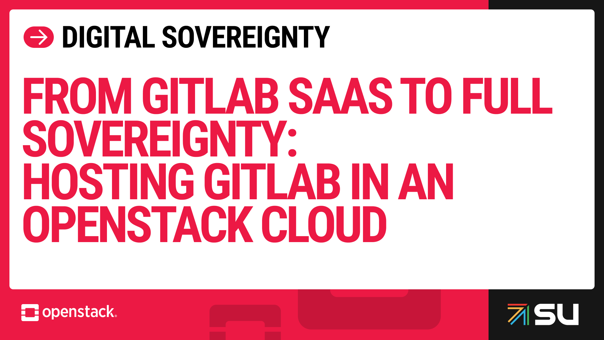 GitLab OpenStack-on: Teljes Adatfüggetlenség Megvalósítása
