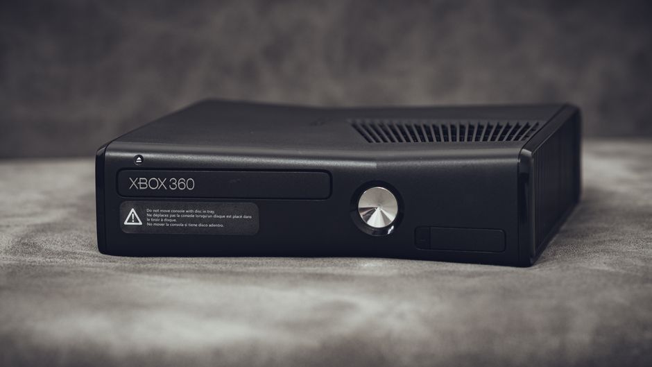 A nostalgic view of a classic Xbox 360 console, highlighting its vintage appeal.
